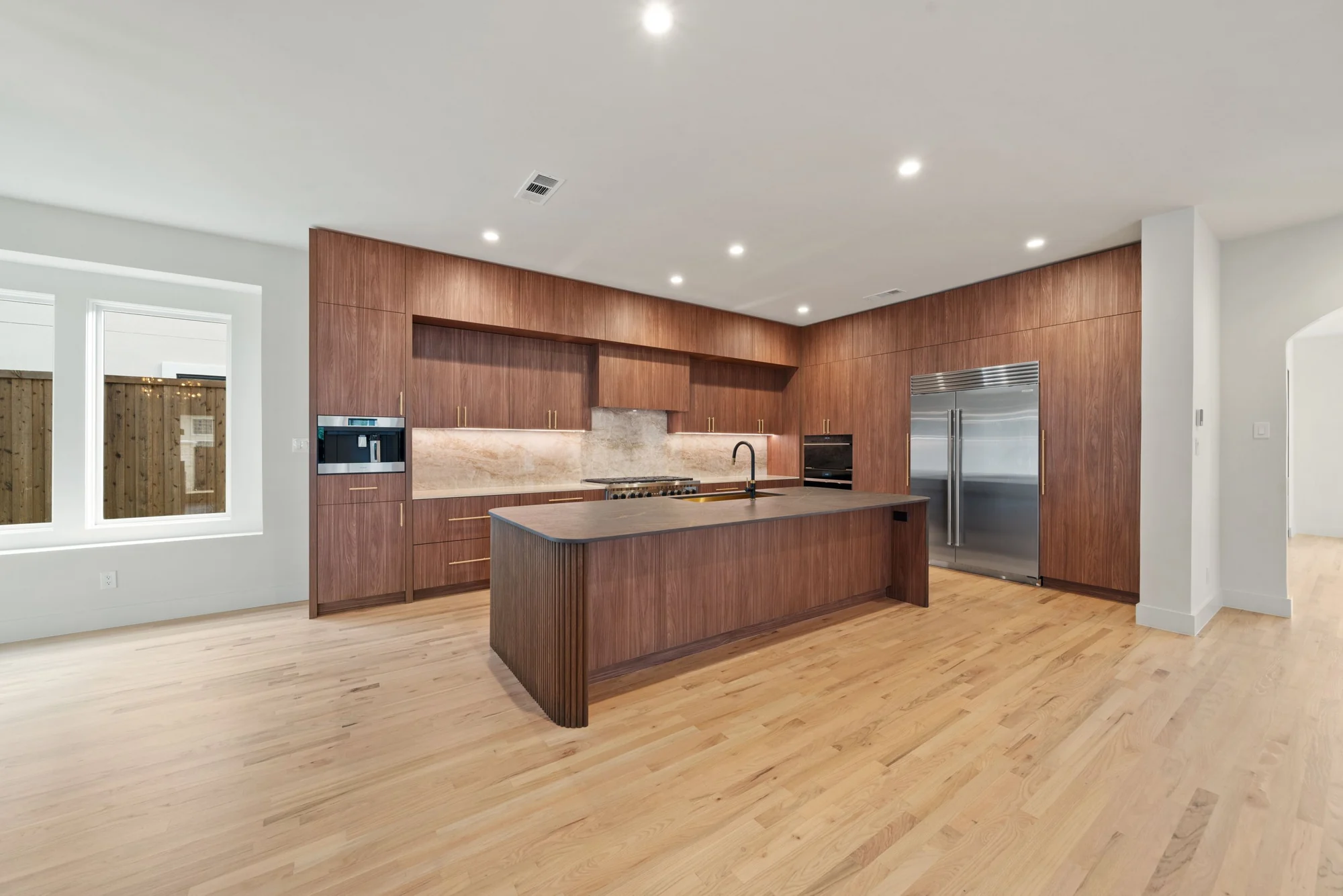 An oak composition, cabinetry detail 1